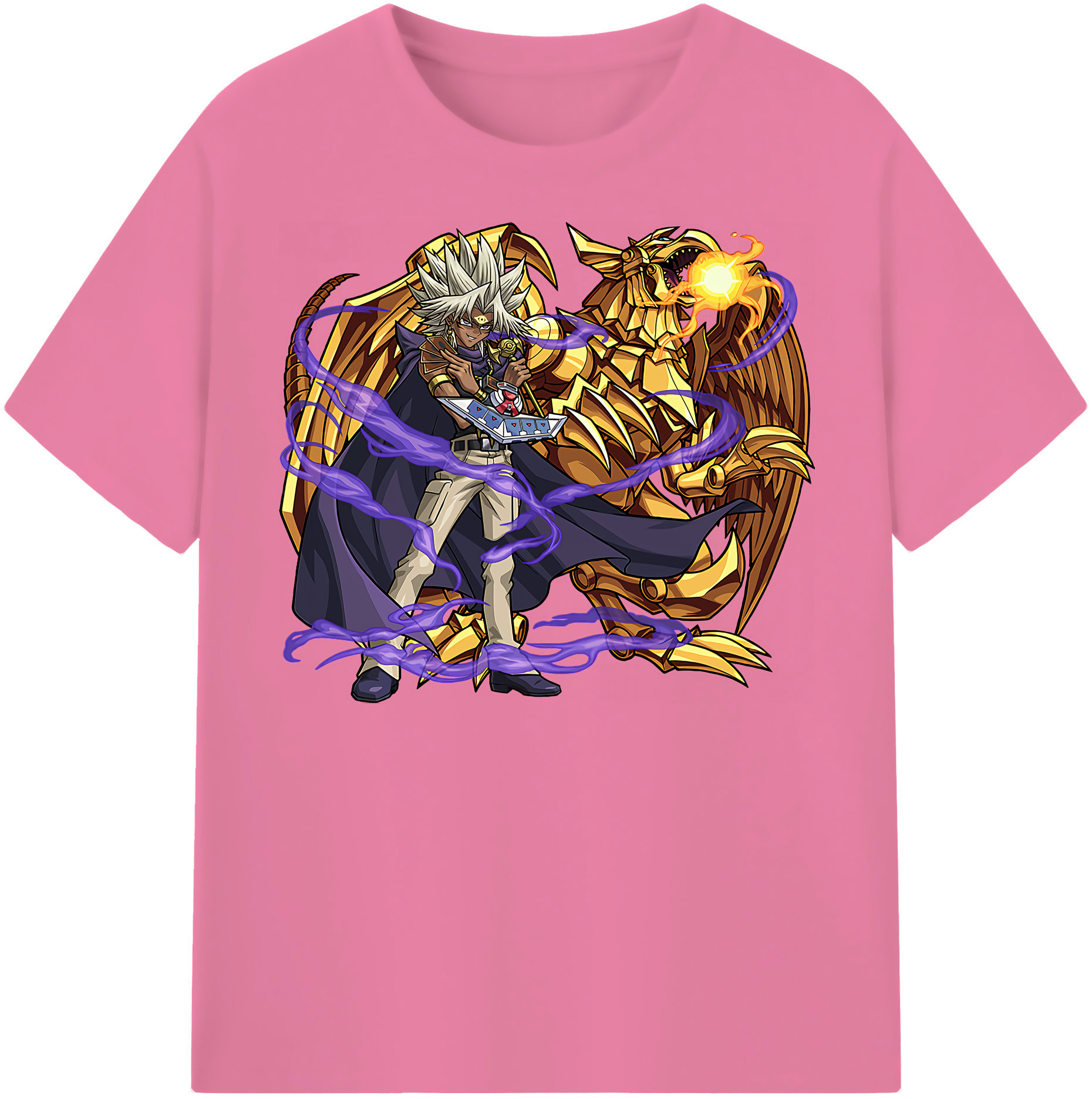 （画像用） 遊☆戯☆王 Yu-Gi-Oh! 綿100％半袖Tシャツ（フロントプリント）